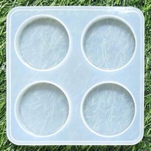 Pop Socket Design Silicon Mould  4"x4" in 4 Circle