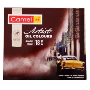 Camel Artist Oil Colours 18 Shades 9ml Each