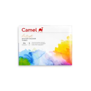 Camel Artist Water Color 5Ml Tubes,24 Shades
