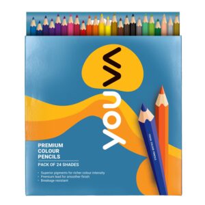 Navneet Youva|Premium Colour Pencil|Pack Of 24