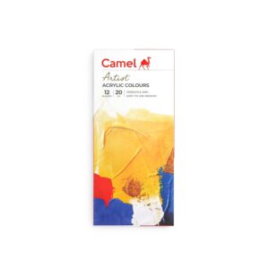 Camel Acrylic Color Box-20Ml Tubes,12 Shades