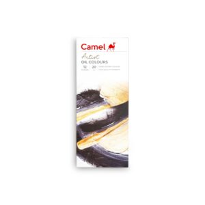 Camel Artist's Oil Color Box-20Ml Tubes,12 Shades