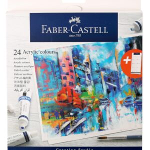 Faber-Castell 379024 CS Acrylic Colours 9ML Set of 24