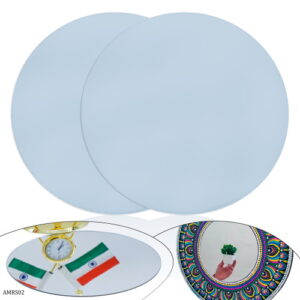 Acrylic Mirrors Round Silver 4 Inch Set 2 Pics AMRS02
