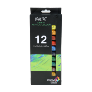 BRUSTRO Artist's Acrylic Colour | Set of 12 Colours X 12ml