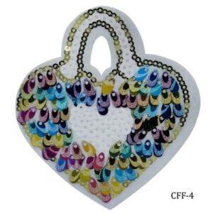 Craft Sequin Heart Bag Medium CFF-4