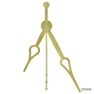 Clock Hands Set Small Mini Sickosa Gold CH33GD