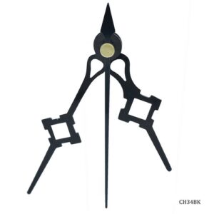 Clock Hands Set Small Tinamann Square Black CH34BK