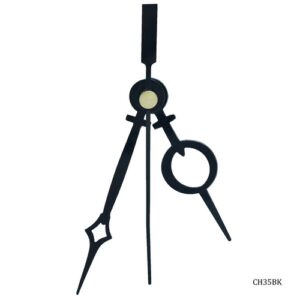 Clock Hands Set Small Kajal Black CH35BK