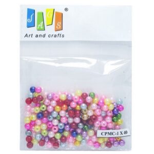 Jags Craft Beads Multi Colour 25gm 4MM CPMC-1