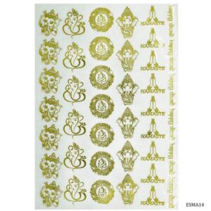 EP Sticker Metal Namaste ESMA14