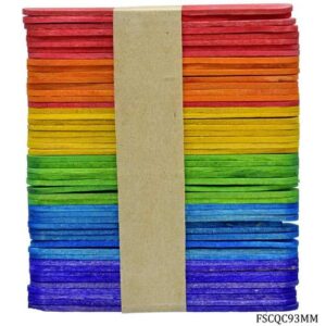 Craft Ice Cream Stick Mini Small Colour 93MM FSCQC93MM