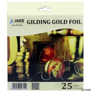 Jags Gilding Foil 6X6 Inch Gold GLFA00