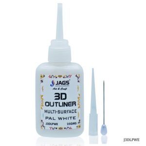 Jags 3D Outliners Multi Surface 25GM Pal White J3DLPWE
