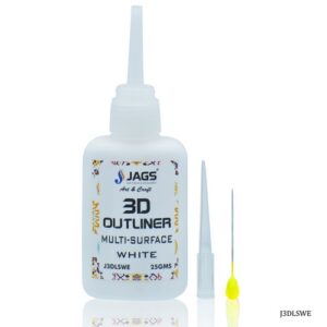 Jags 3D Outliners Multi Surface  25GM White J3DLSWE