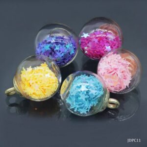 Jags Jewellery Pendant Round With Sequins 5Pcs JDPC11