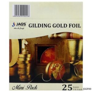 Jags Gilding Foil 3X3 Inch Gold JGGF00