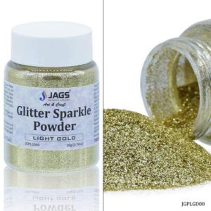 Jags Glitter Sparkle Powder Light Gold 20gm JGPLGD00