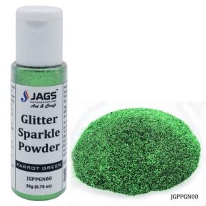 Jags Glitter Powder Parrot Green 20gm JGPPGN00