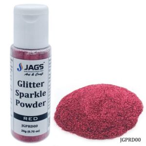 Jags Glitter Sparkle Powder Red 20gm JGPRD00