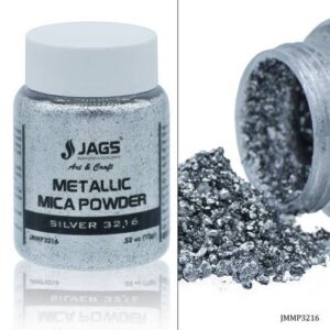 Jags Metallic Mica Powder 15Gms Silver Paste Shine JMMP3216