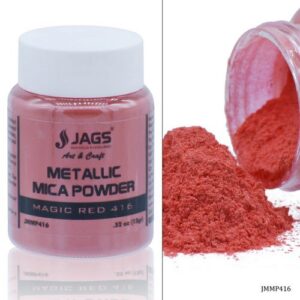 Jags Metallic Mica Powder 15Gms Magic Red 416 JMMP416