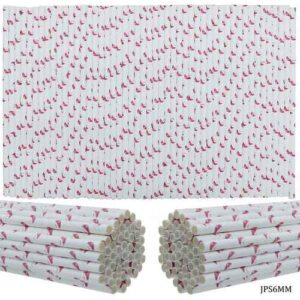 Jags Decorative Pipe Paper Straw 50Pcs JPS6MM