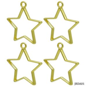 Diy Metal Imitation 4Pcs Gold Star JRDA01