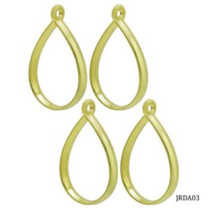 Diy Metal Imitation 4Pcs Gold Drop JRDA03
