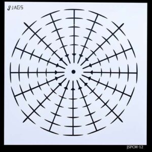 Jags Stencil Number Placement 12 Inch JSPCM-12