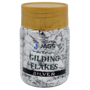 JAGS Gilding Flakes Big Bottel Silver LFS000