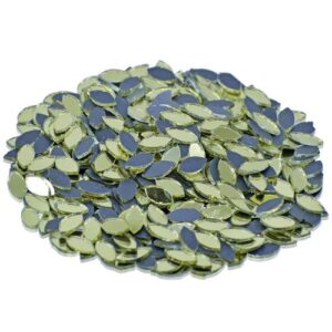 Mirror For Lippan Art Gold Eyeel Shape Small 50G MFLA21