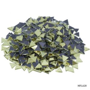 Mirror For Lippan Art Gold Trangle ShapeMiniSmall 50G MFLA28