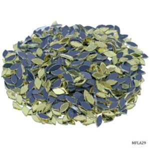 Mirror For Lippan Art Gold Eyeel Shape Mini Small 50G MFLA29