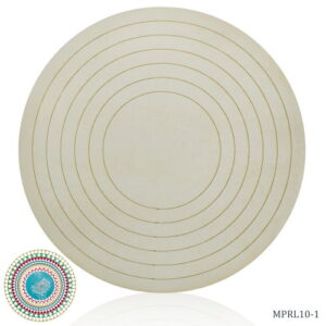 MDF Plate Round 10X10 Lippan Art Design 4MM MPRL10-1
