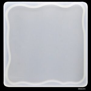 Silicone Mould Agate Coaster Square SMAC01