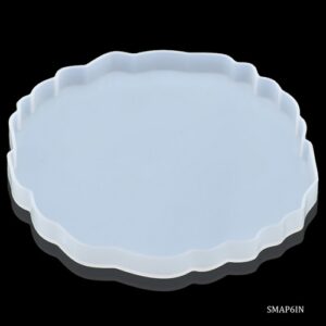Silicone Mould Agate Plate Design 6 Inch Raws093
