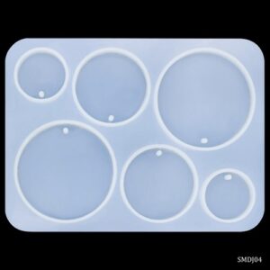 Silicone Mould Diy Jewelry Locket Pendant Round Shape SMDJ04
