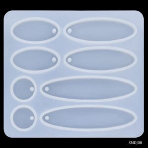 Silicone Mould Diy Jewelry Locket Pendant Geometric SMDJ08