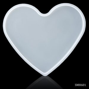 Silicone Mould Heart 10MM Deep 6 Inch SMH601
