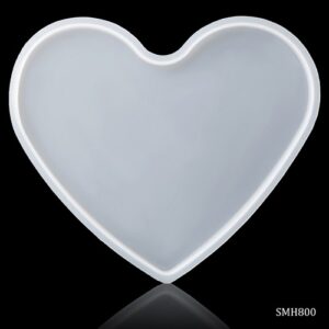 Silicone Mould Heart 10MM Deep 8 Inch SMH800