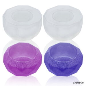 Silicone Mould Mini Pot Diamond Shape 2 Pcs SMMP00