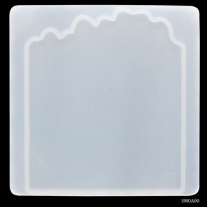 Silicone Mould Agate One Coaster Square SMOA00
