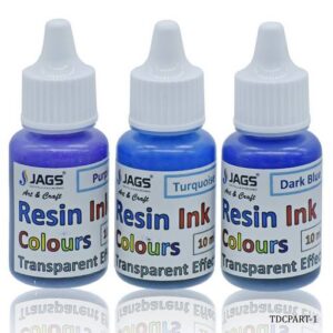 Jags Resin Ink Colours Transpent Effect Set Of 3Ps TDCPART-1