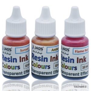 Jags Resin Ink Colours Transpent Effect Set Of 3Ps TDCPART-3