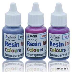 Jags Resin Ink Colours Transpent Effect Set Of 3Ps TDCPART-4
