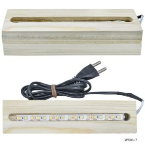 Wooden Stand With Led Light 7 Inch WSWL-7