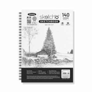 Anupam Sketcho Sketching and Drawing Sketchbook Soft Bound Cartridge Paper 140gsm Wireo Book