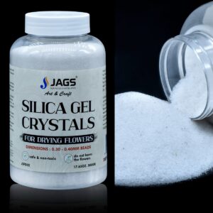 Silica Gel Crystals For Drying Flowers | 500 grams | | 0.3-0.40mm | Reuseable