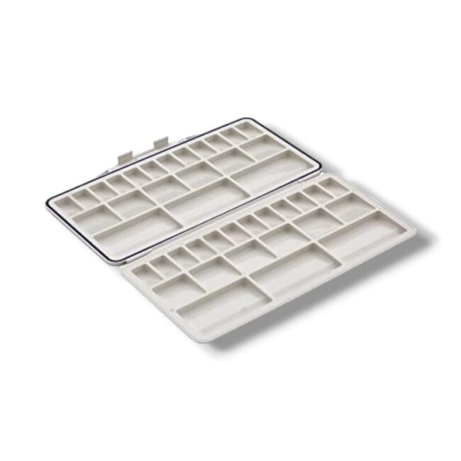 2 image-Khyati Airtight Color Mixing Plate A043, 21 Color compartments (Single Pack)-1540